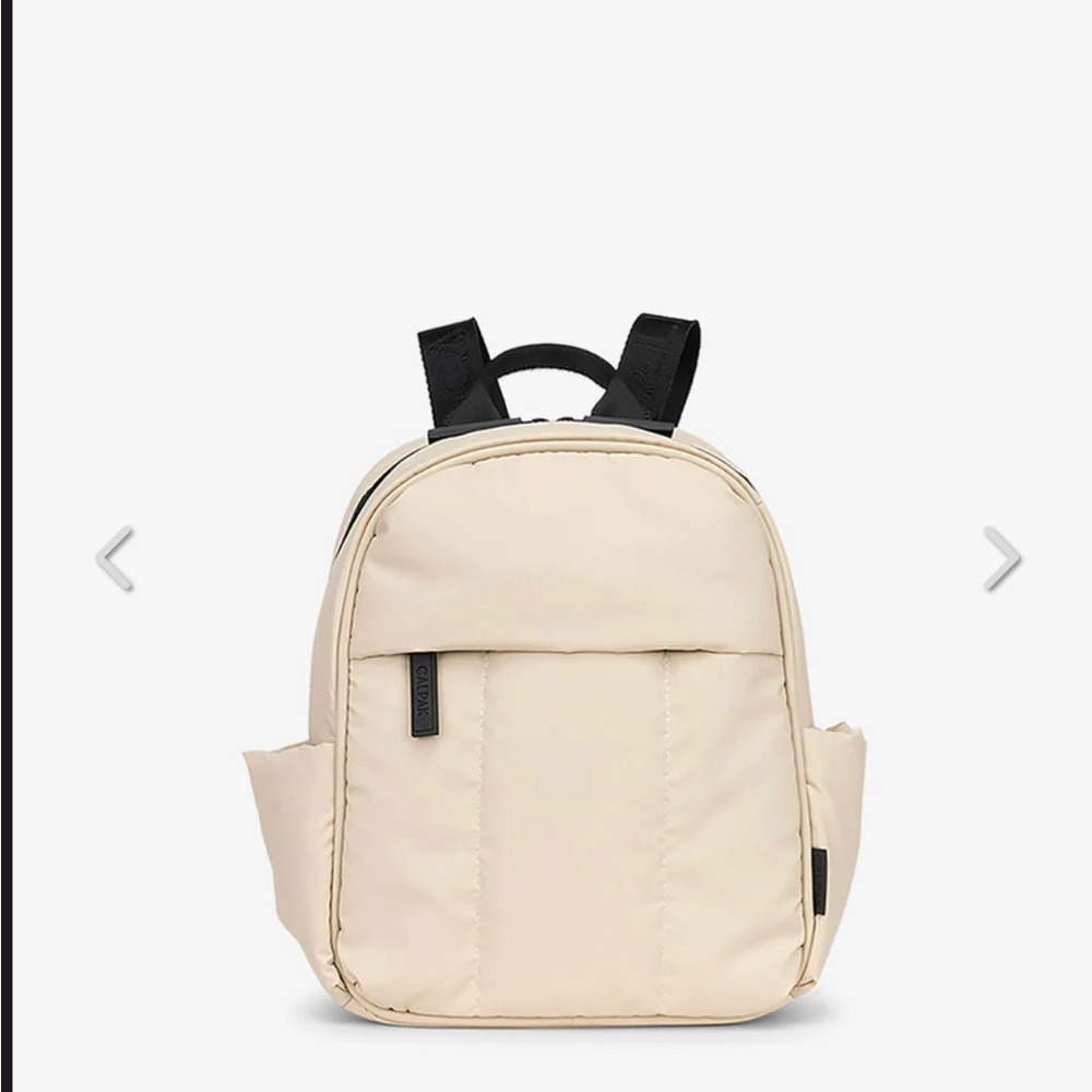 Calpak Cream Backpack